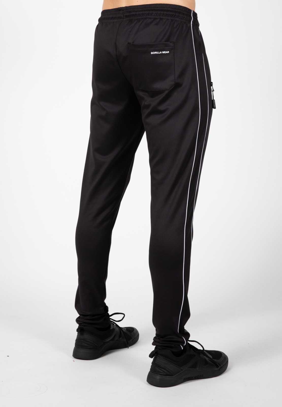 Calça de treino Gorilla Wear Wenden branca e preta