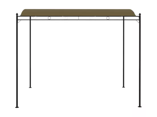 Auvent de parasol 3x2,4 m Taupe 180 g/m²