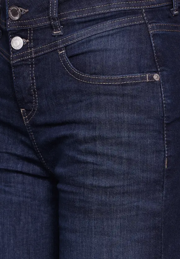 Casual Fit Jeans - dark blue soft washed