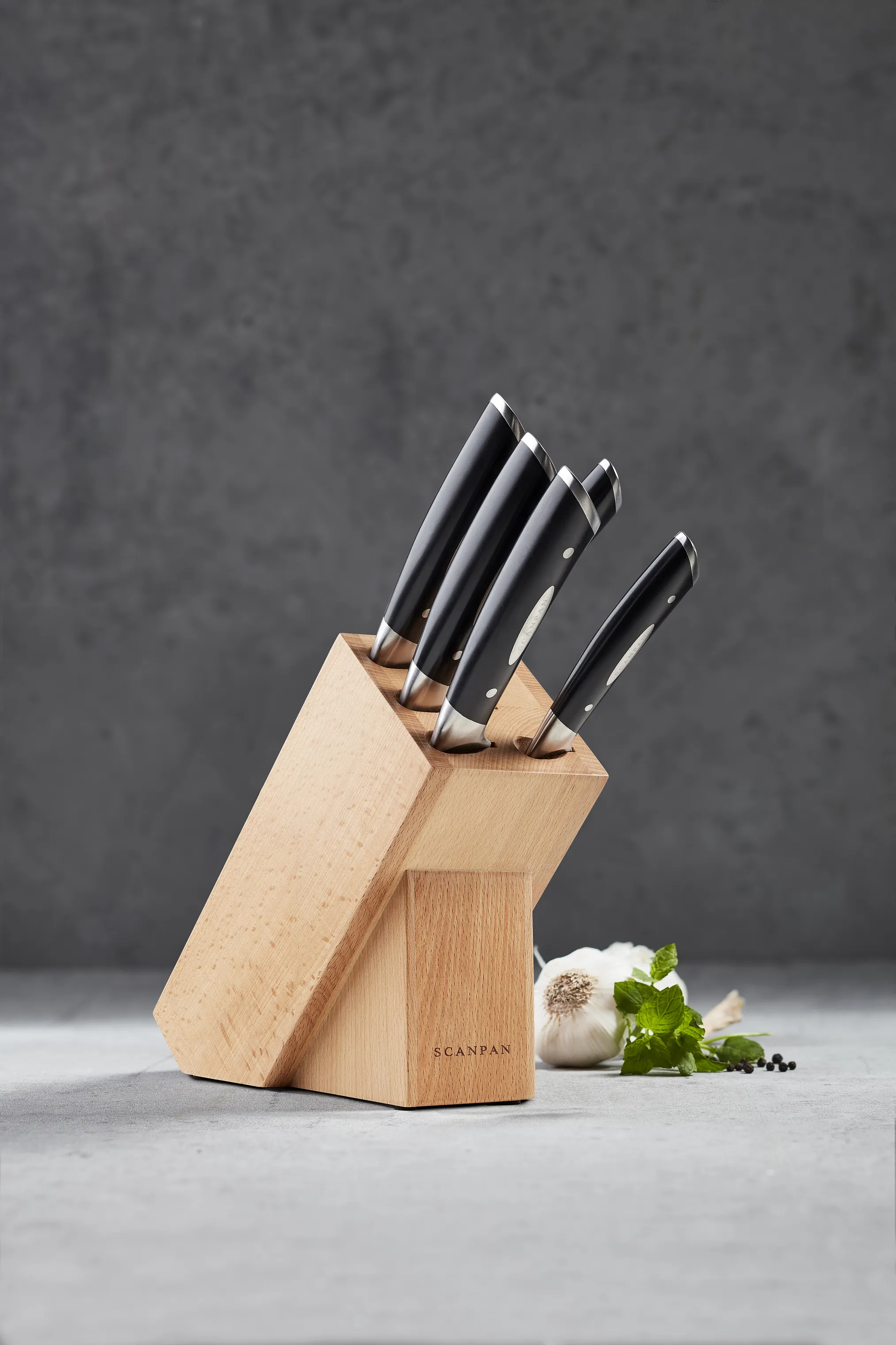 Scanpan Classic Knivblok - 6 dele