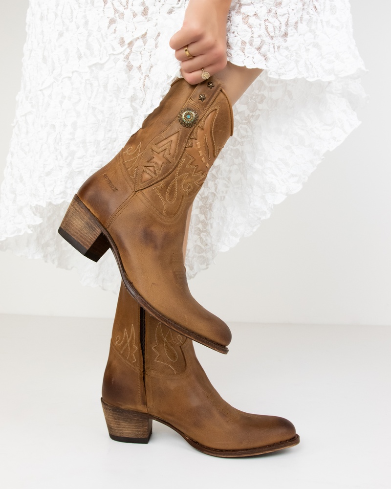 Sendra Debora Insa Cowboylaarzen  - bruin