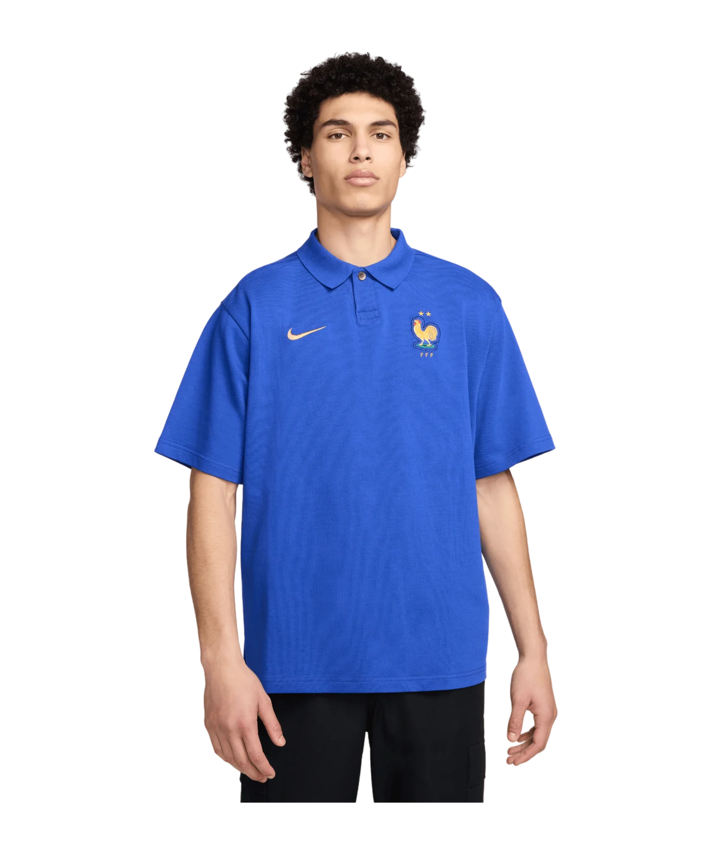 Nike France Polo shirt EM 2024 blue F452