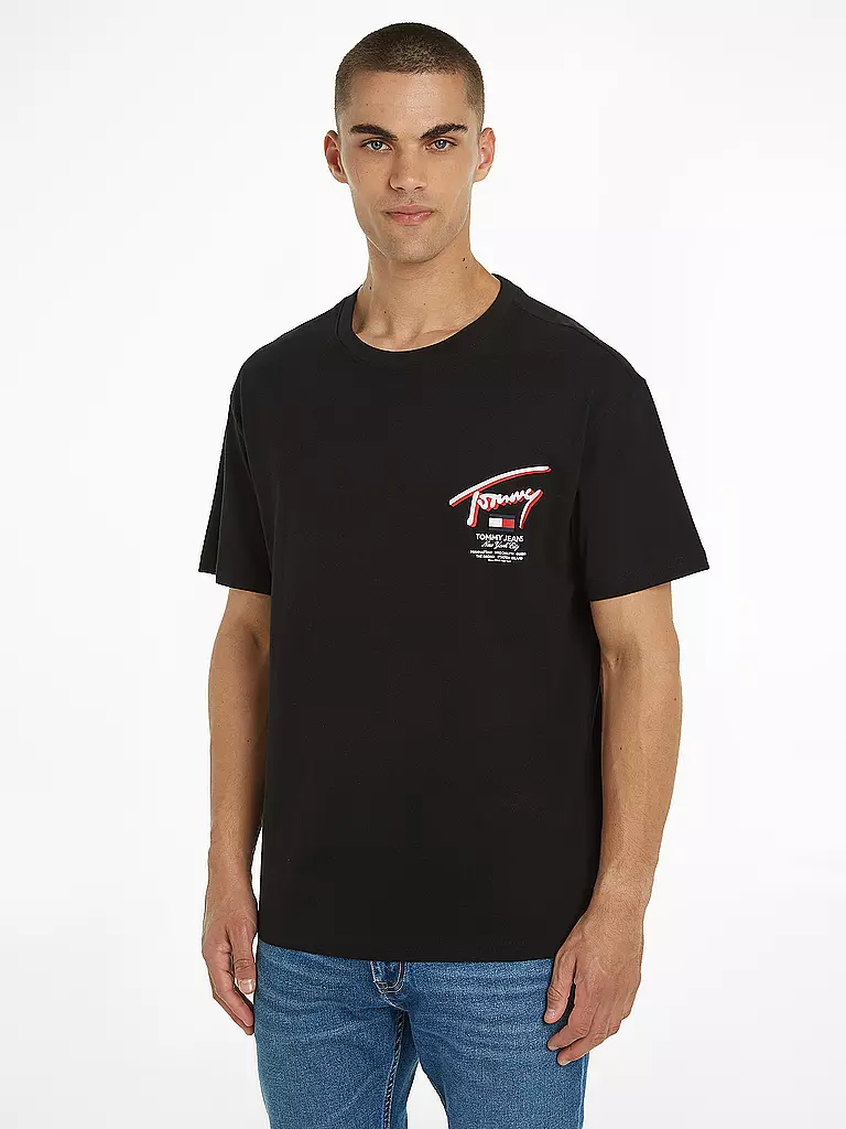 TOMMY JEANS T-Shirt schwarz