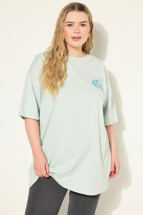 Longshirt, Rundhals, Wave
