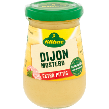 Kühne Dijon Mosterd Extra Pittig 185 g