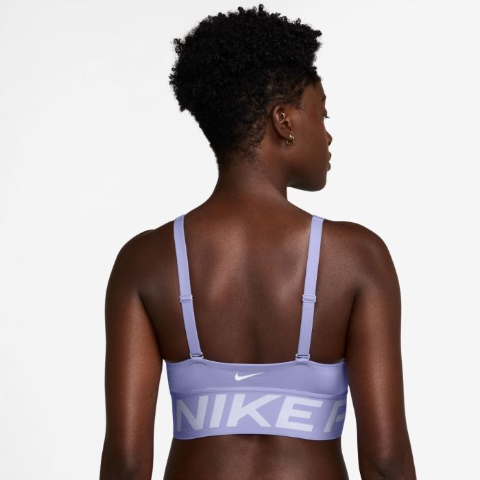 Nike Dame BH Pro Indy Plunge Bra Bold Lilla