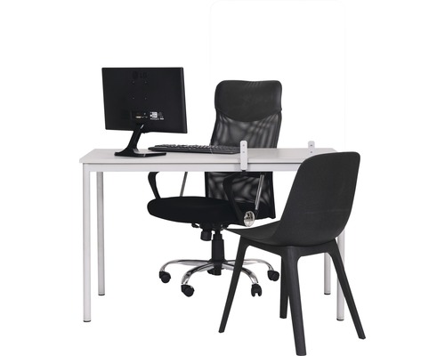 Frameloze glazen scheidingswand voor tafels, hygiënische bescherming, 60x90 cm