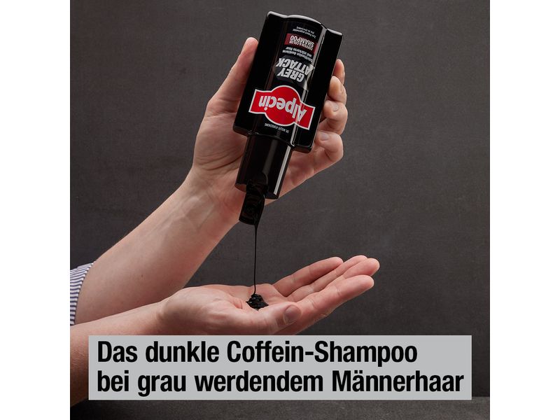 Alpecin Shampoo Grey Attack 200 ml Haarshampoo reduziert graue Haare sichtbar