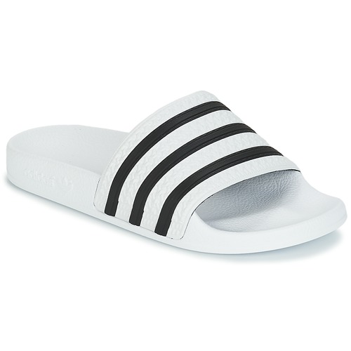 adidas Originals - ADILETTE - Blanc / noir