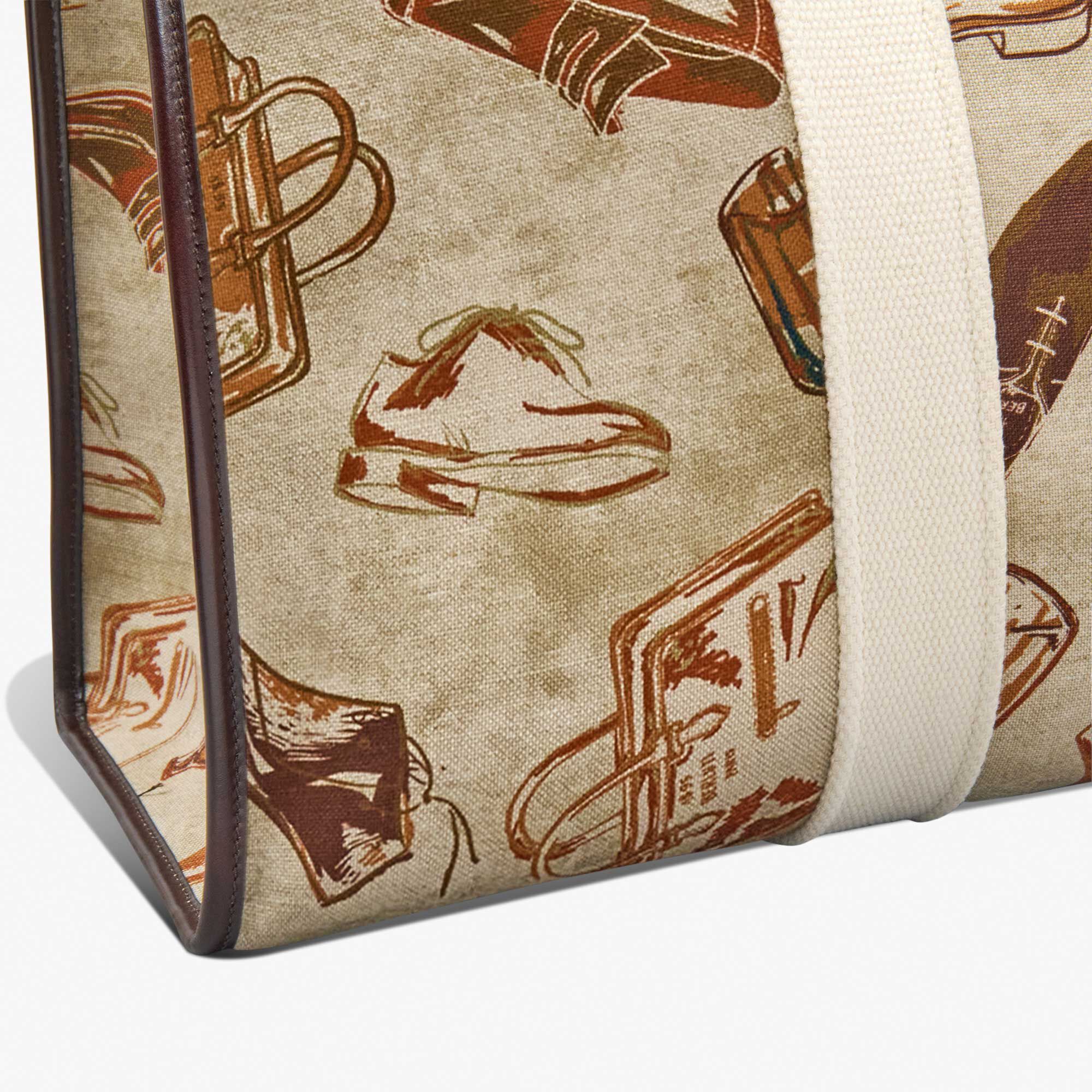 Cabas Open Tote XL En Tissu Imprime