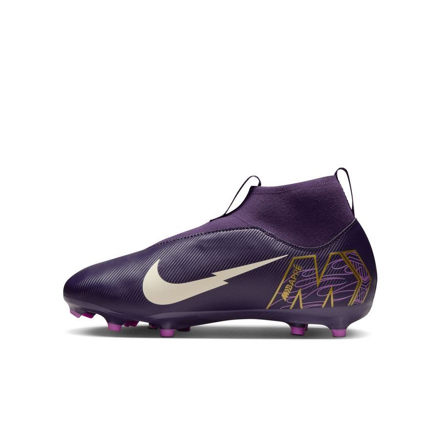 Nike Air Zoom Mercurial Superfly 10 Academy MG Mbappé Personal Edition - Violet/Blanc Enfant