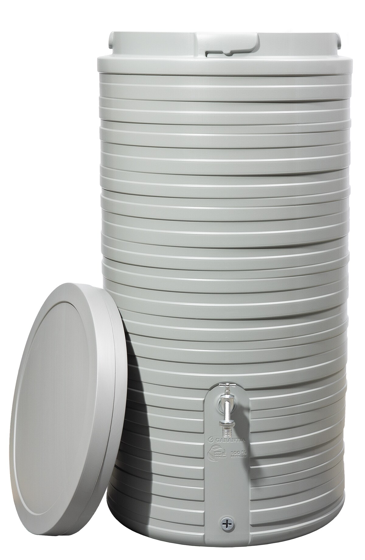 GARANTIA NORDIC Regenspeicher 300 Liter steingrau inkl. Deckel
