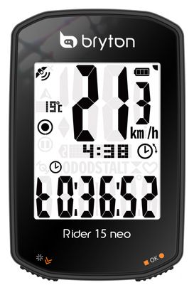 BRYTON Compteur GPS Rider 15 NEO E (sans capteur) - Produit Reconditionné