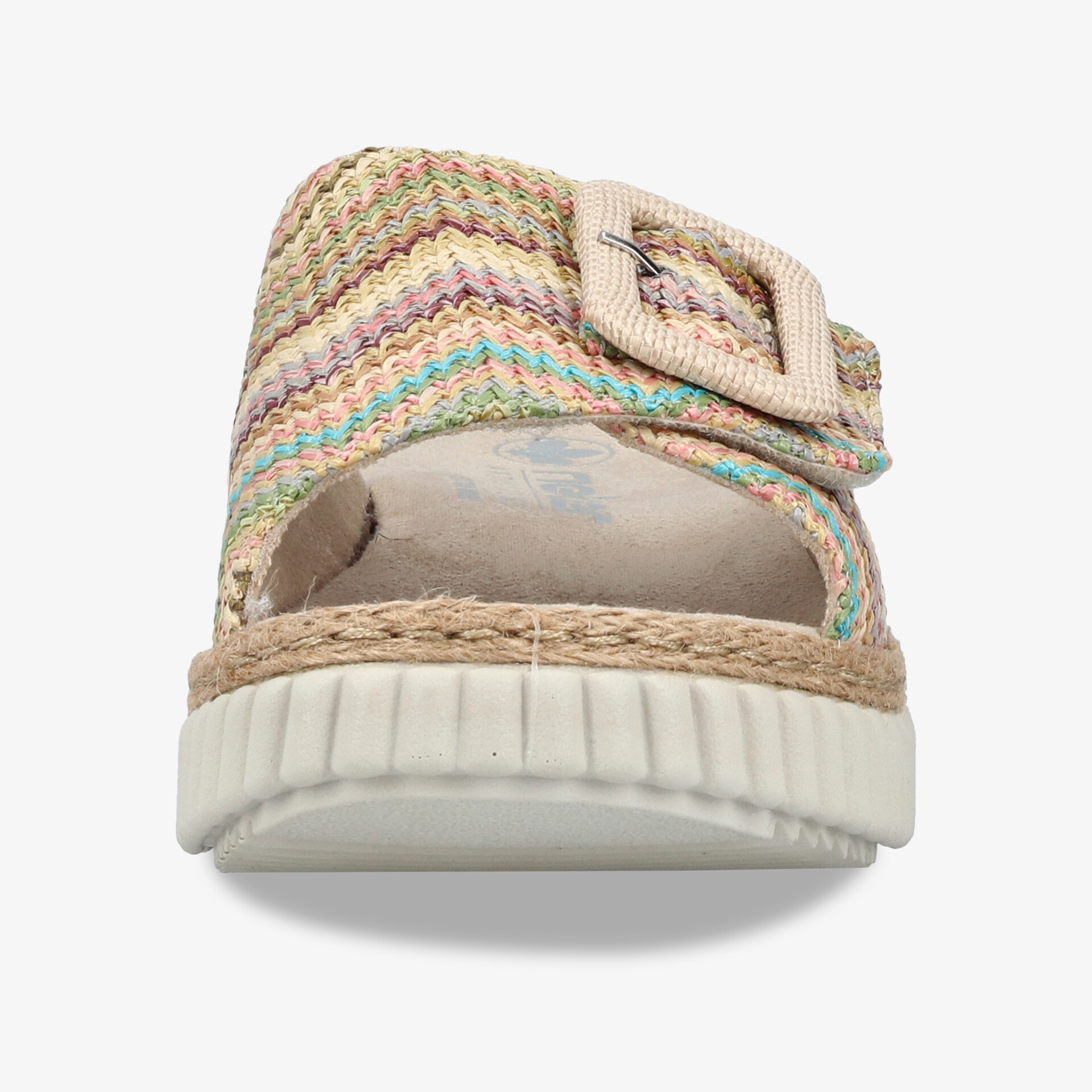 rieker Damen Pantoletten beige