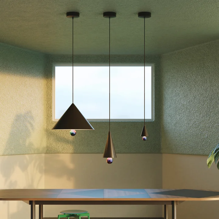 Petite Friture - Cherry LED Pendelleuchte S, weiss
