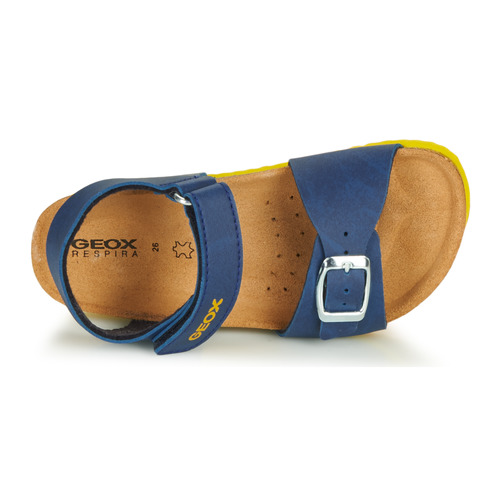 Geox - GHITA BOY - Bleu / Jaune