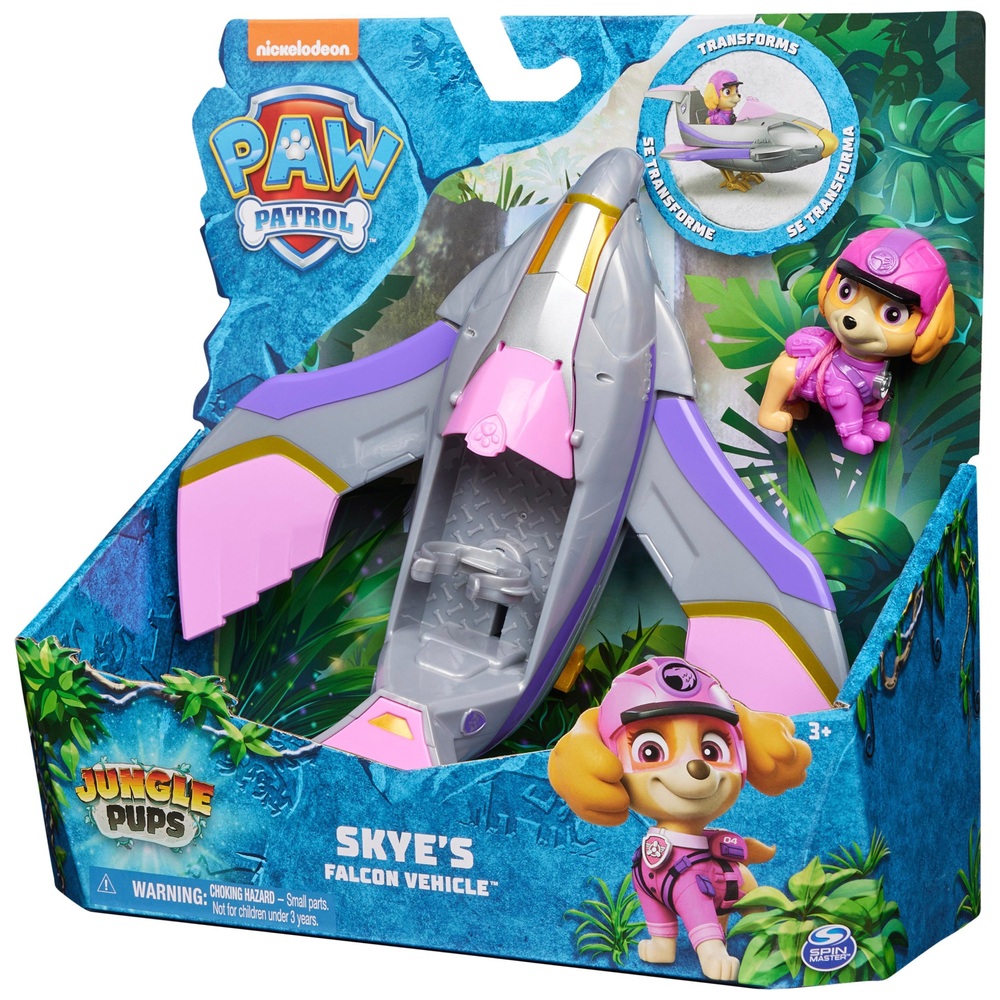 PAW Patrol Dschungelwelpen – Skye Falcon Rettungsfahrzeug