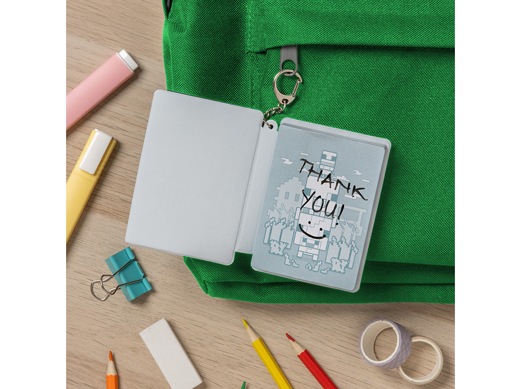 MINI NOTEPAD MINECRAFT PORTA-CHAVES