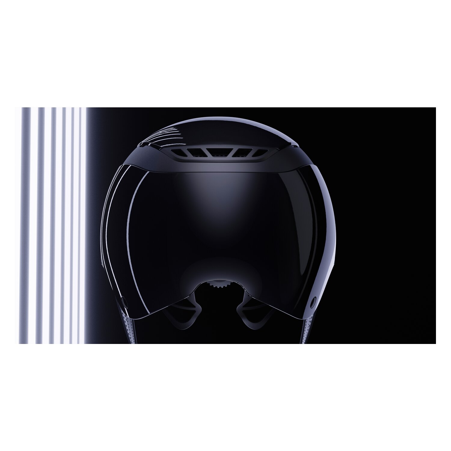 ABUS PIKEUR Reithelm AirLuxe Pure  - shiny black