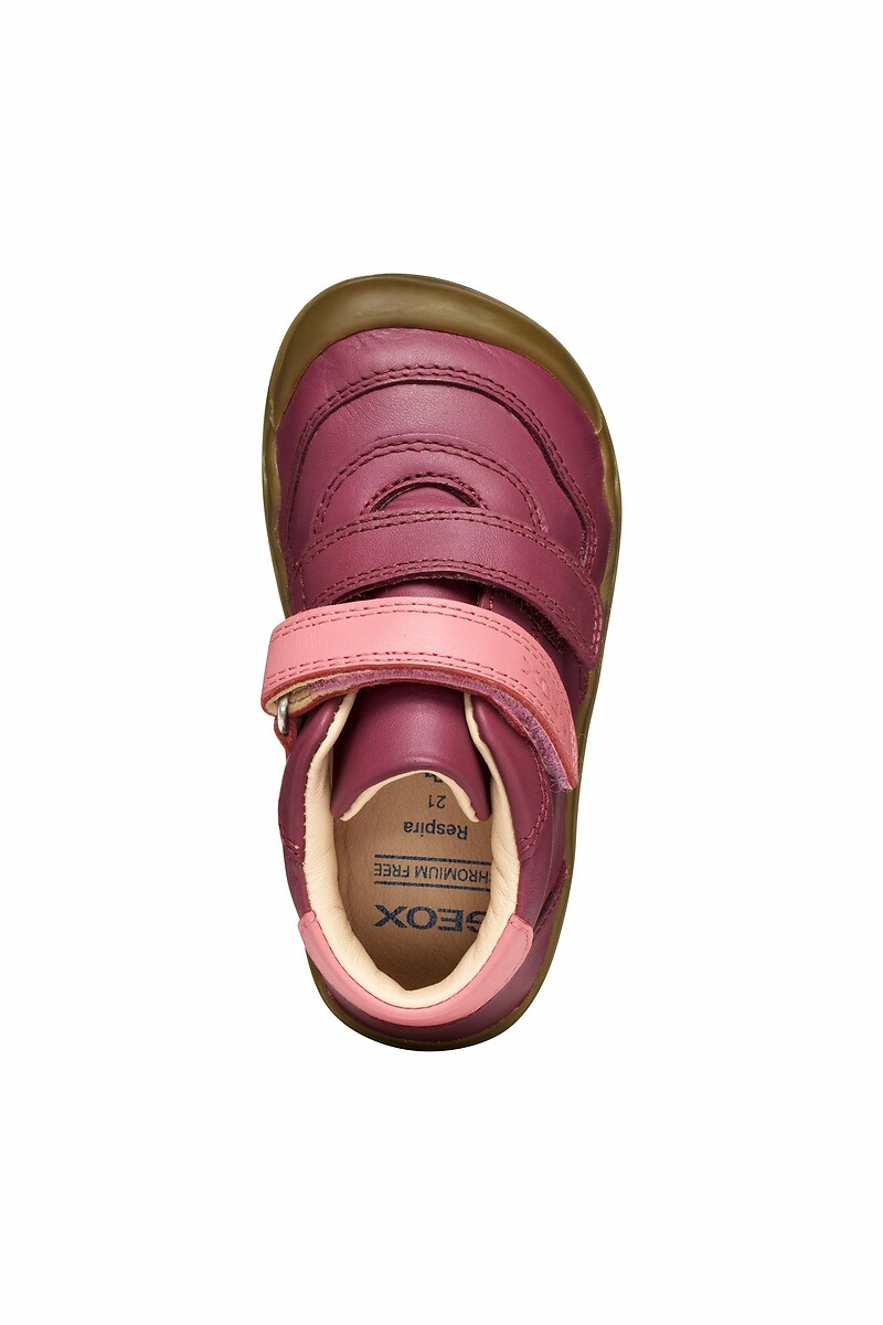 GEOX<br>Chinelo Steppieup de couro macio e cano alto