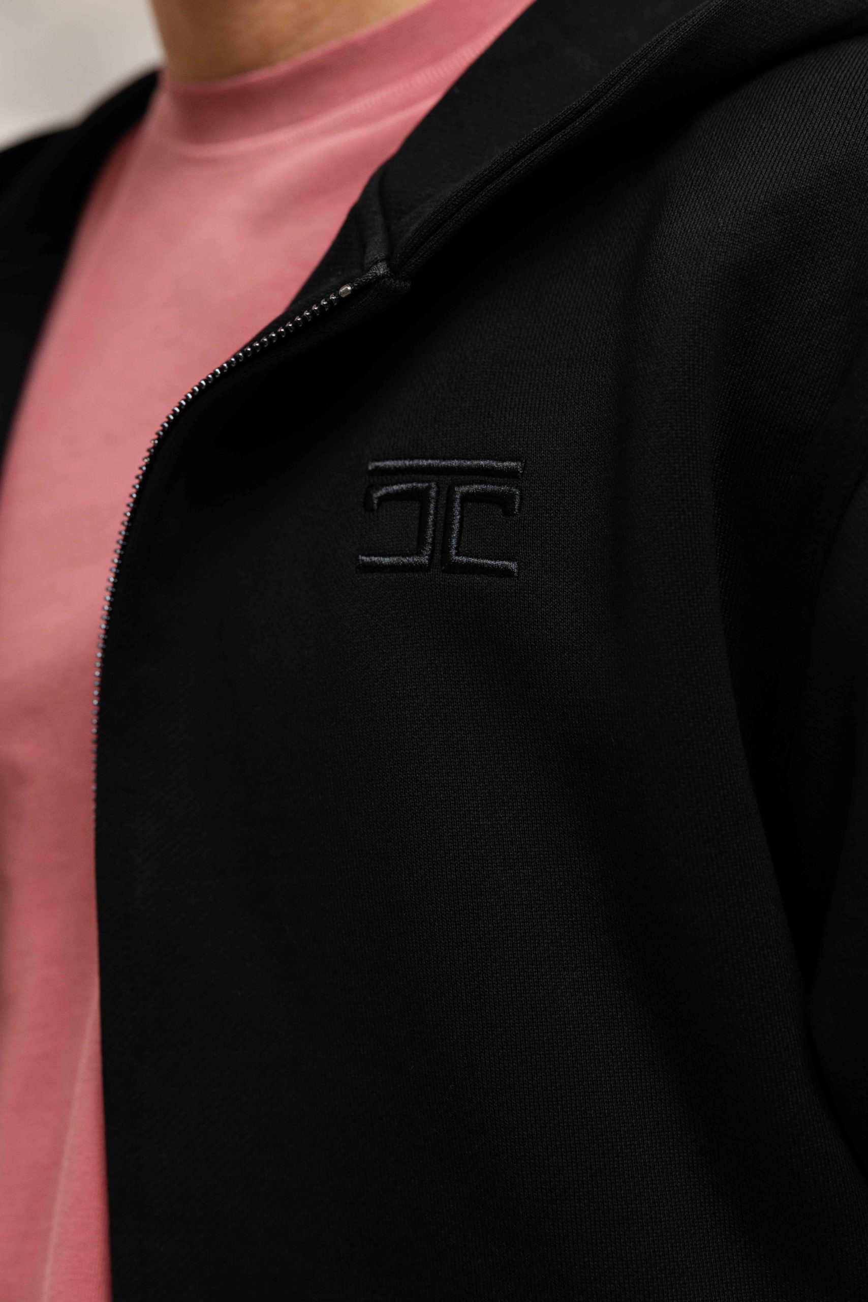 Jorcustom Lovelockdown Zipped Hoodie Heren Zwart
