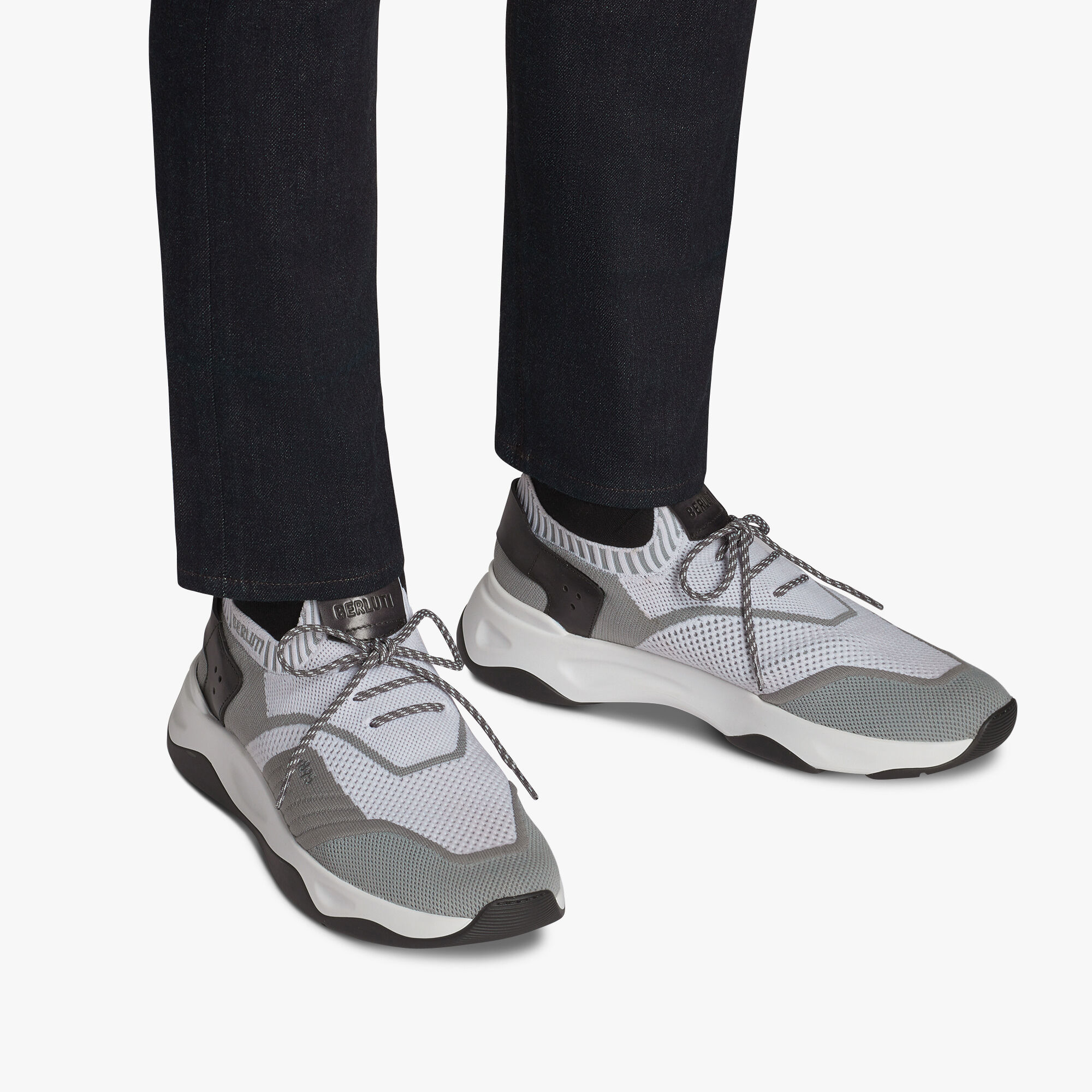 Sneaker Shadow En Maille et Cuir