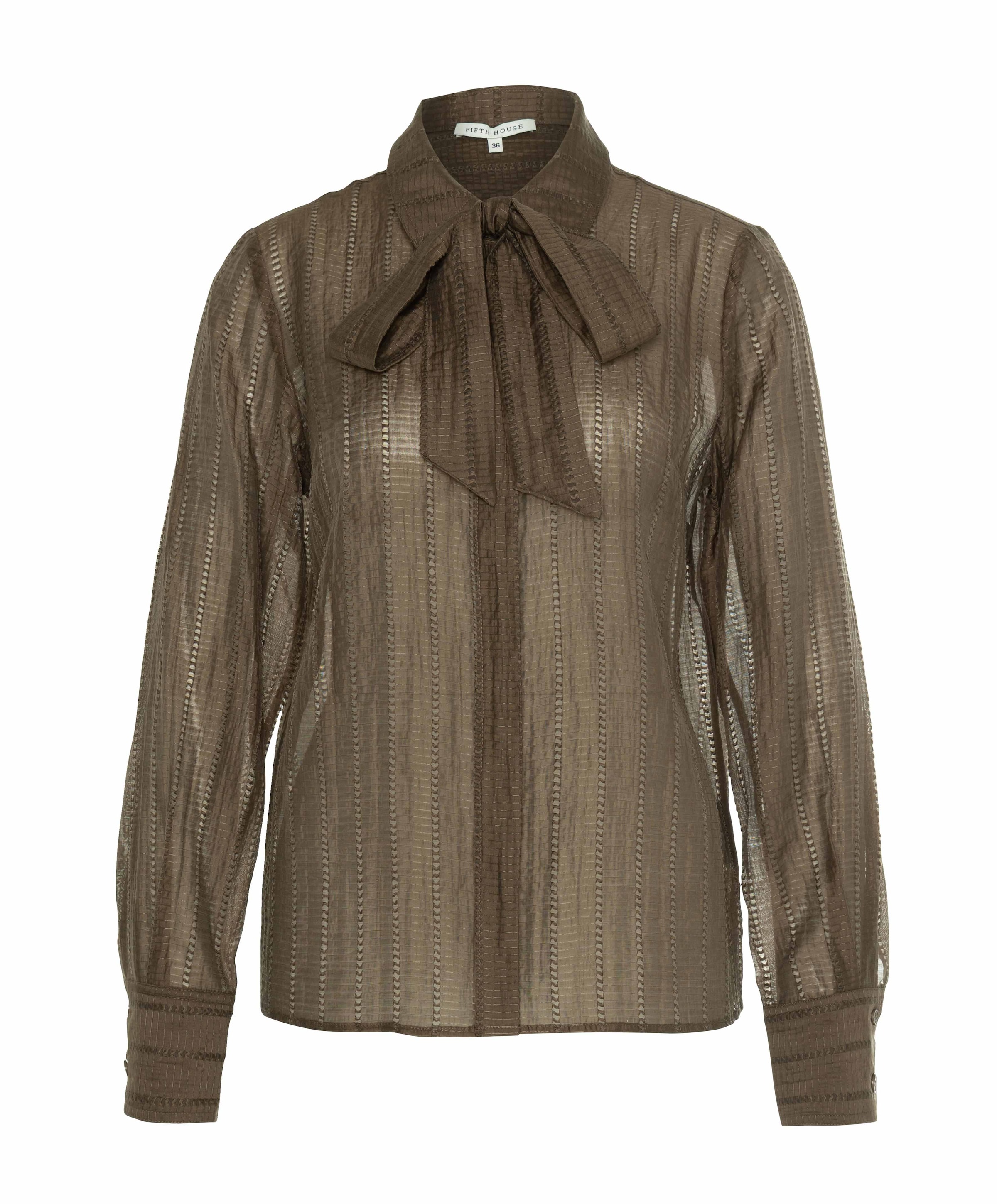 Fifth House Dames blouse bruin
