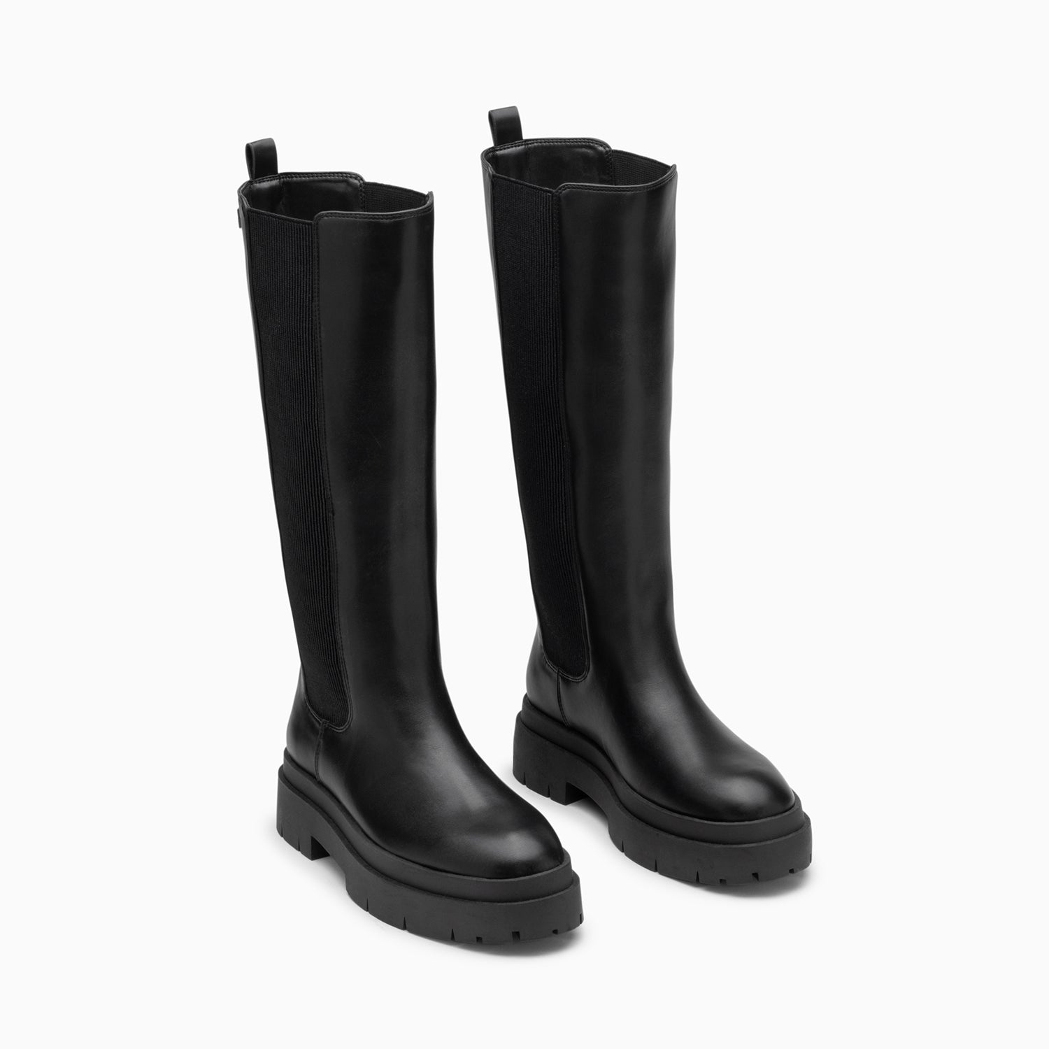 Bottes-Bottes Jessica noires à semelles crantées