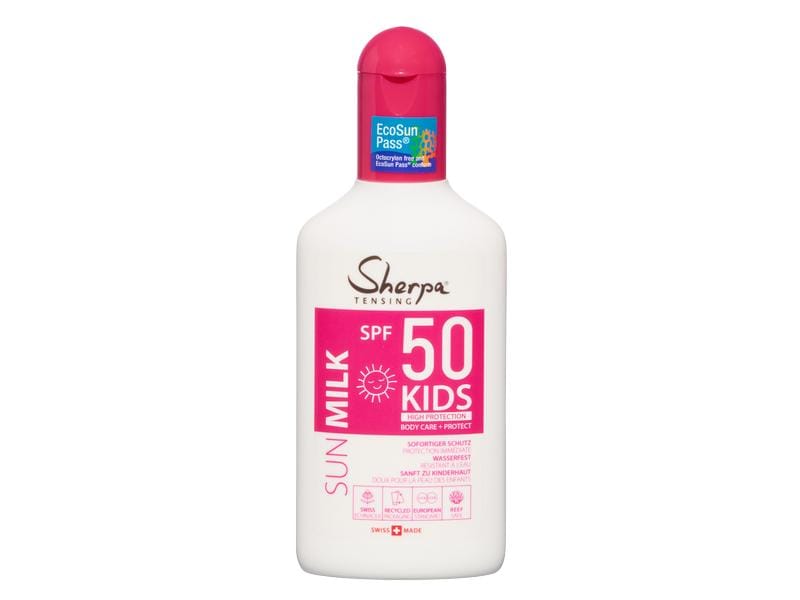 Sherpa Tensing Sonnenmilch Kids LSF 50 175 ml Sofort schützende Sonnencreme für puren Badespass