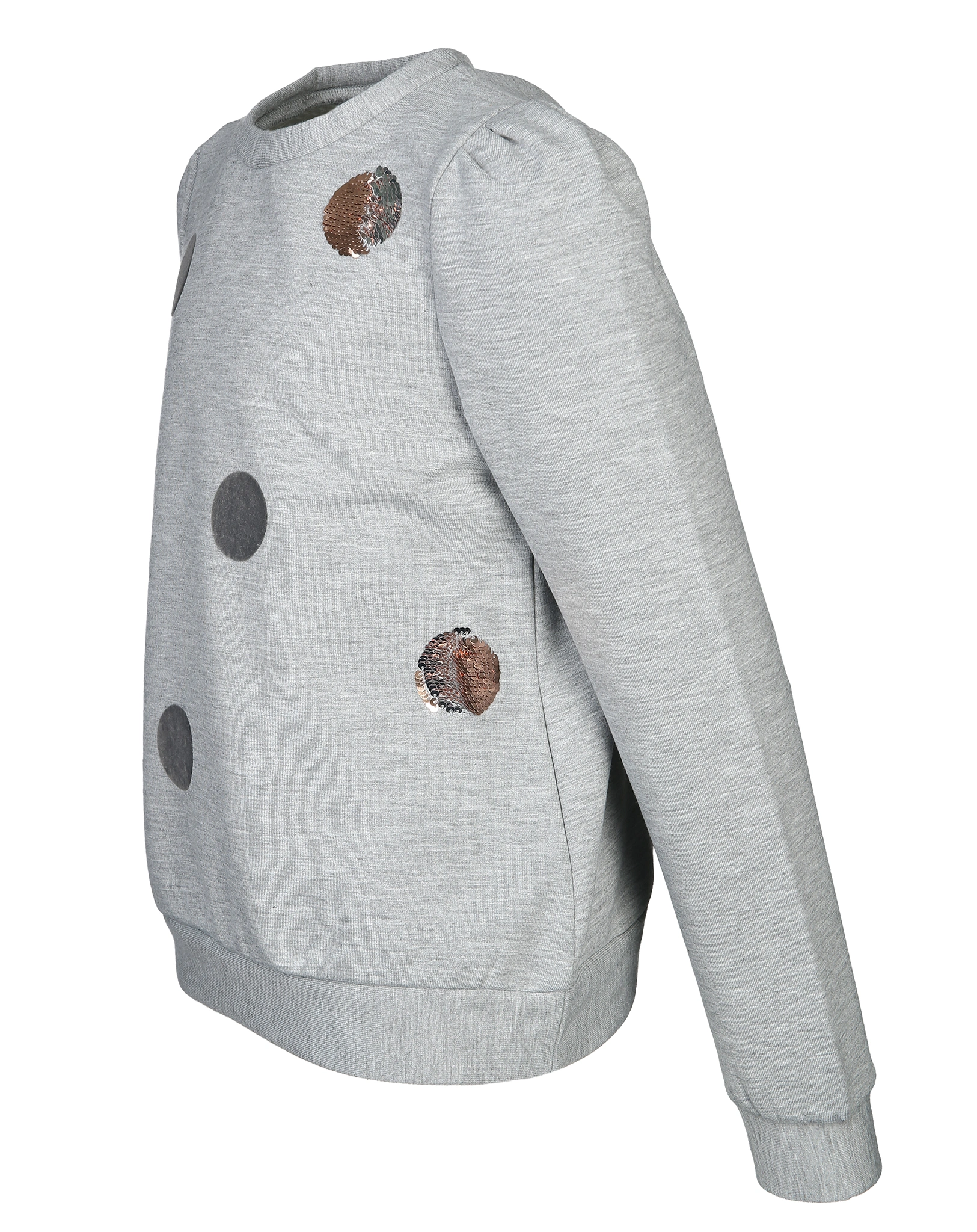 Sweatpullover FUNKY DOTS in silbergrau