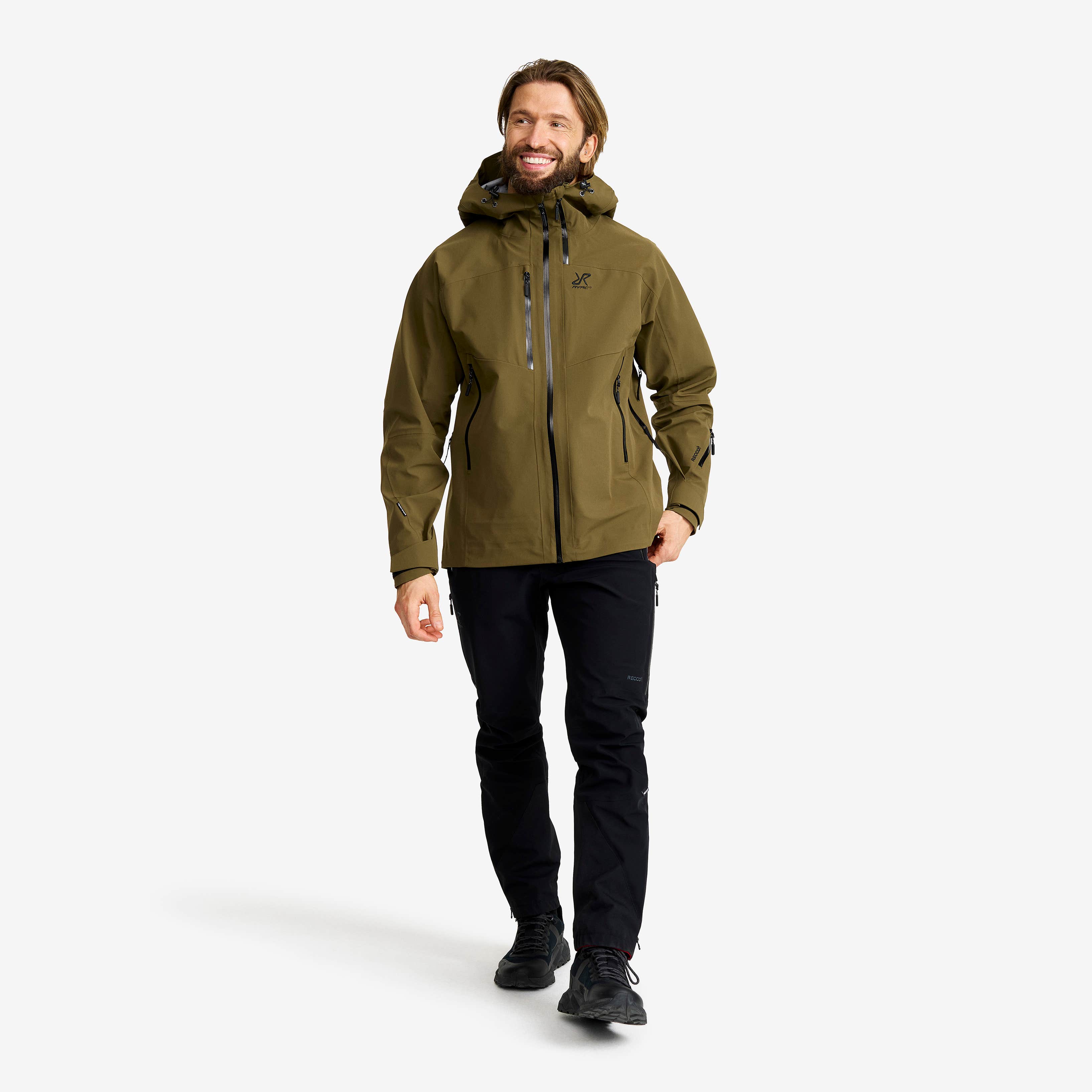 Cyclone 3L Shell Jacket Herre Dark Olive