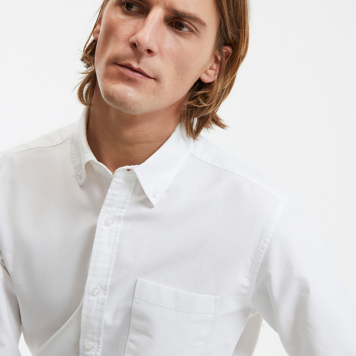 COLEÇÕES LA REDOUTE<br>Camisa Oxford reta Signature GILLES
