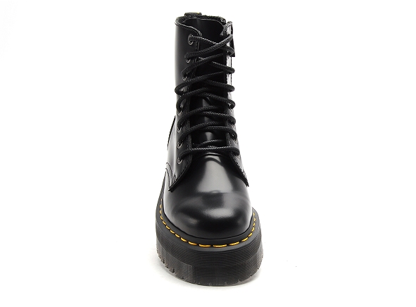 Dr martens boots bottine plates femme jadon smooth noir