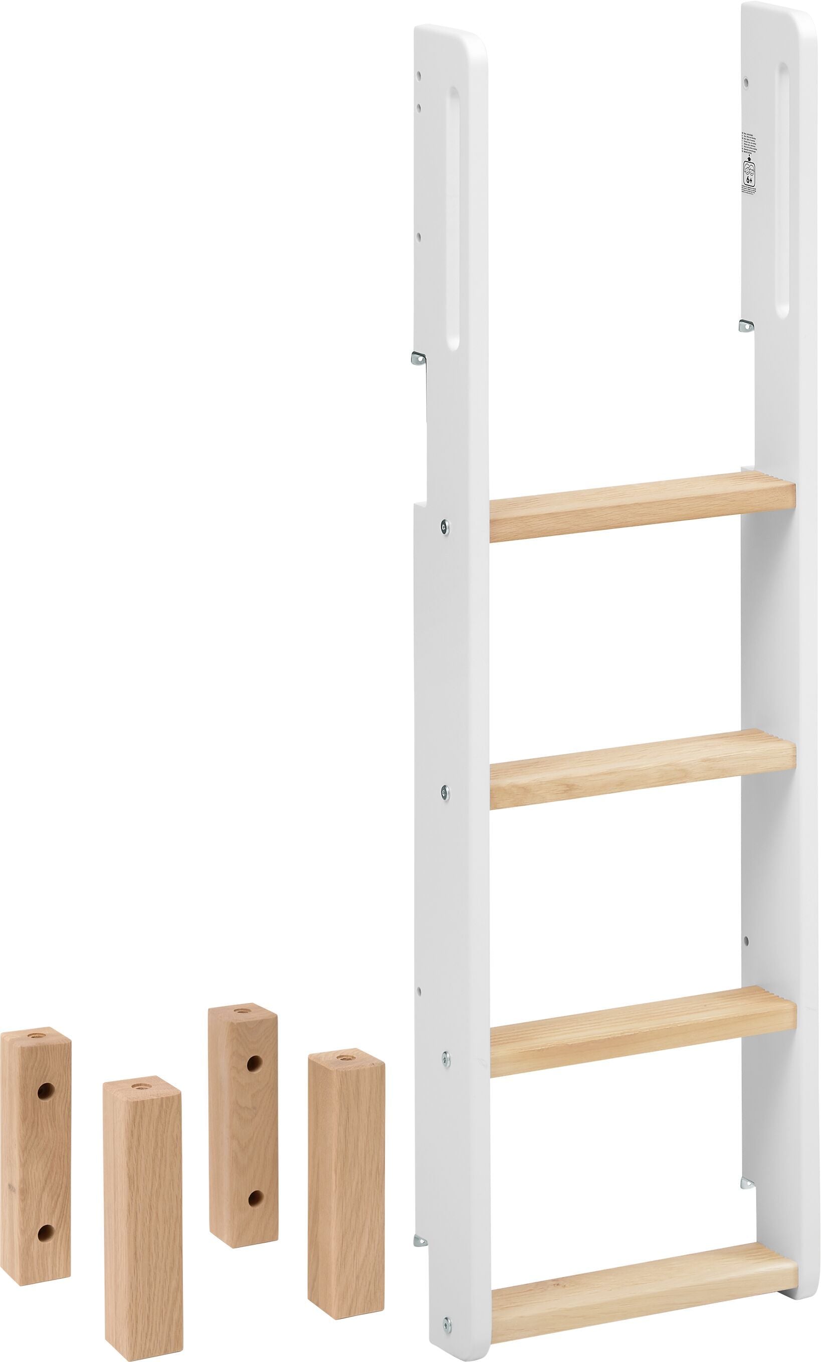 Flexa NOR Etagenbett - Weiss / B: 109.0 cm x T: 210.0 cm x H: 154.0 cm