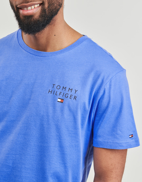 Tommy Hilfiger - CN SS TEE LOGO - Bleu