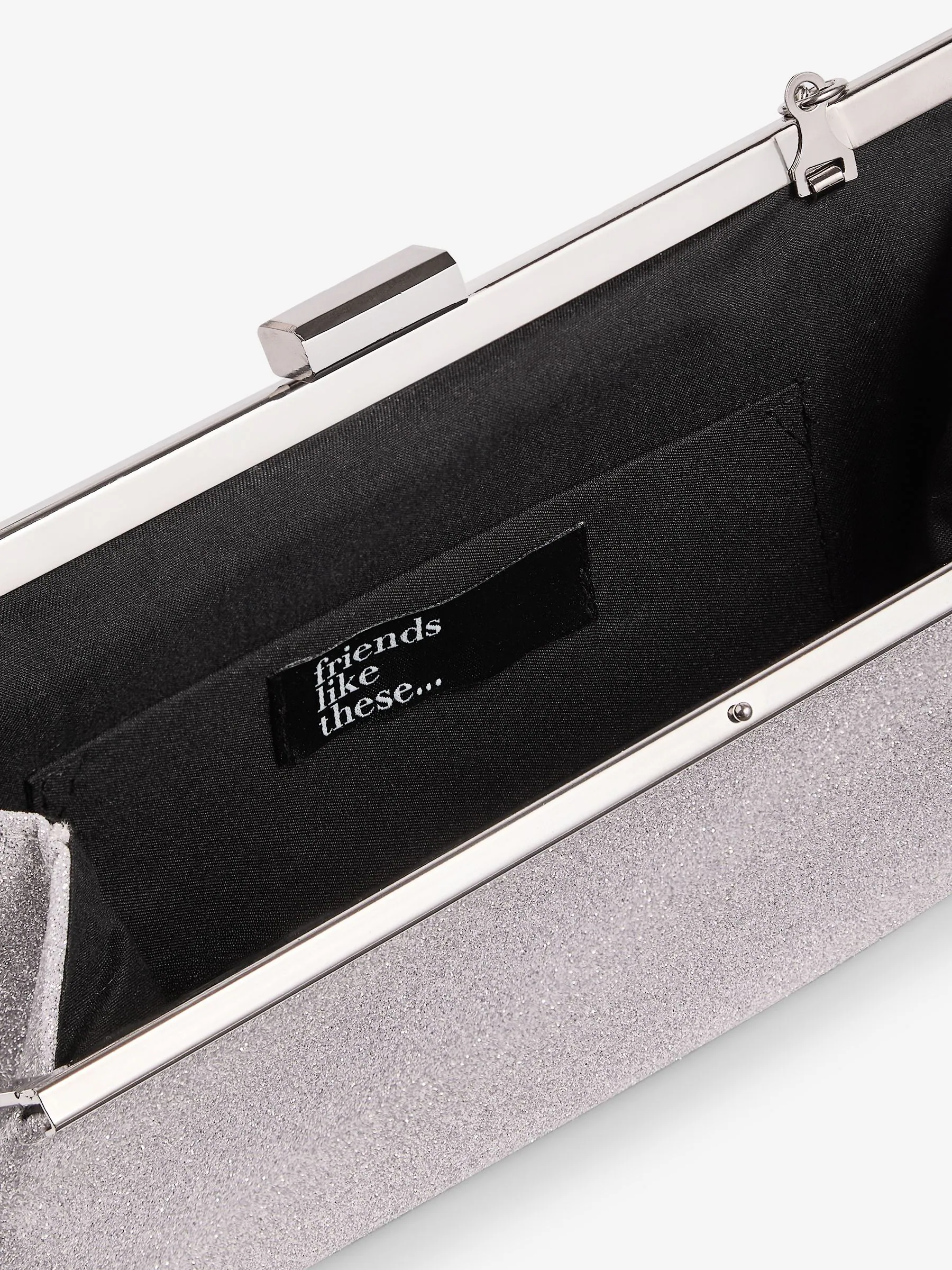 Zilver - Friends Like These Occasion Clutch Bag