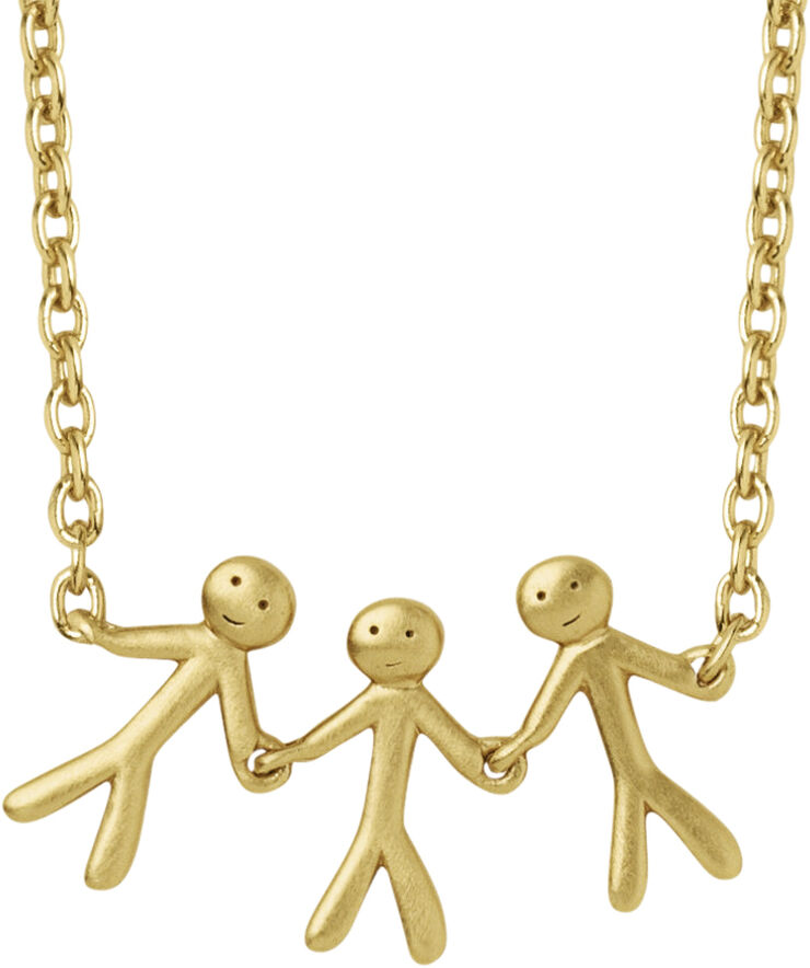ByBiehl Together Family 3 necklace - GP Guld