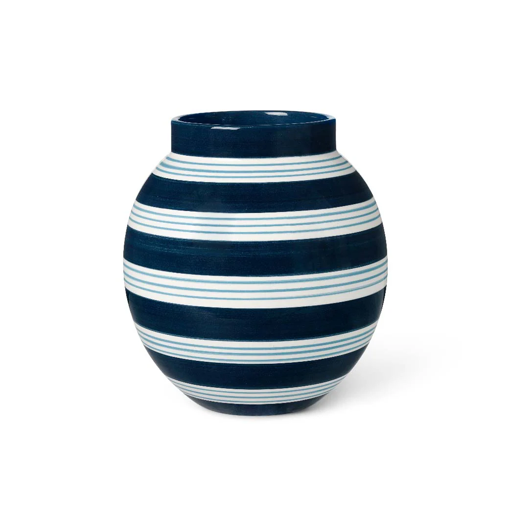 Kähler  Omaggio Nuovo vase, Mørkeblå - H20,5 cm.