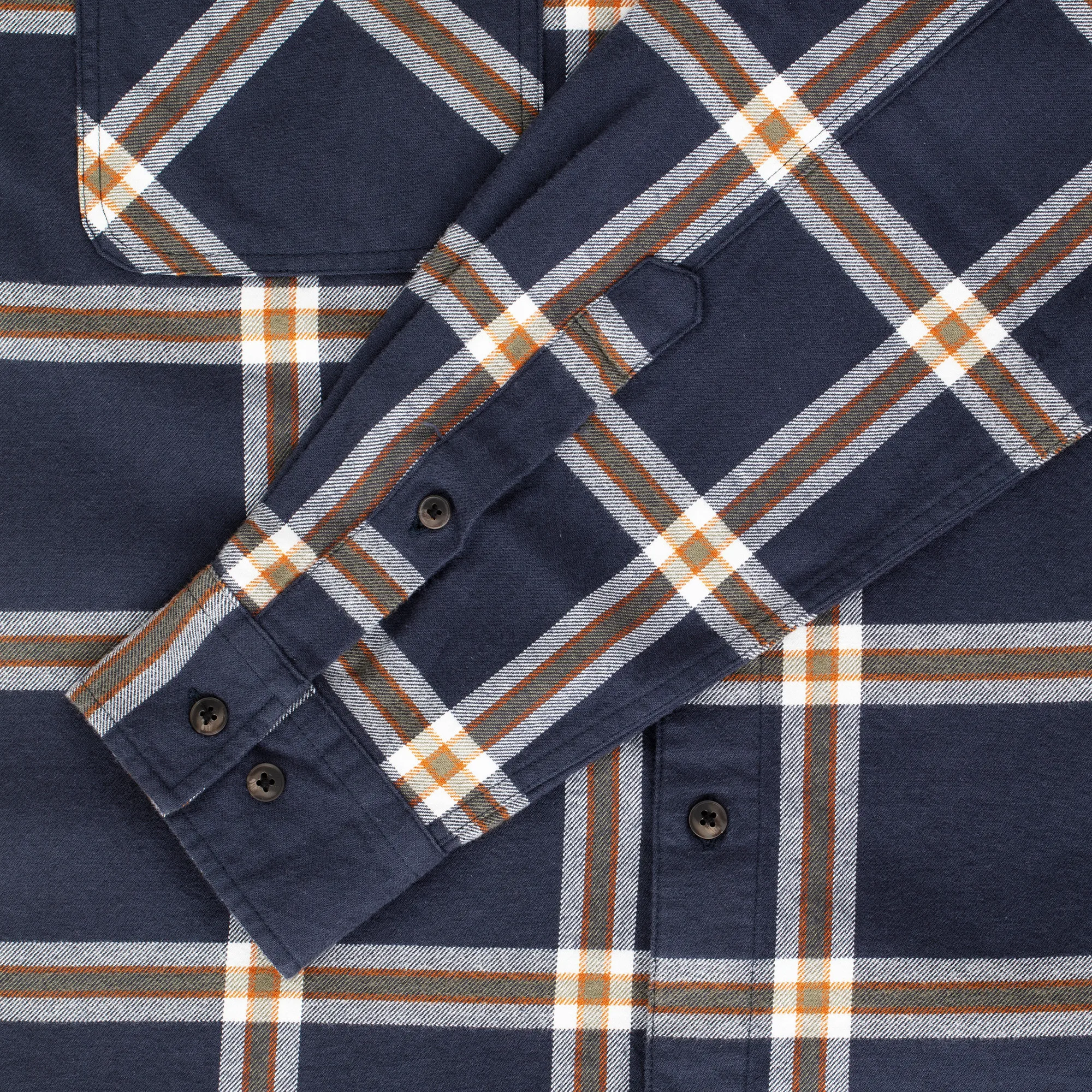 Urberg Two Pocket Flanell Shirt Men Blue Nights/deep Lichen Green