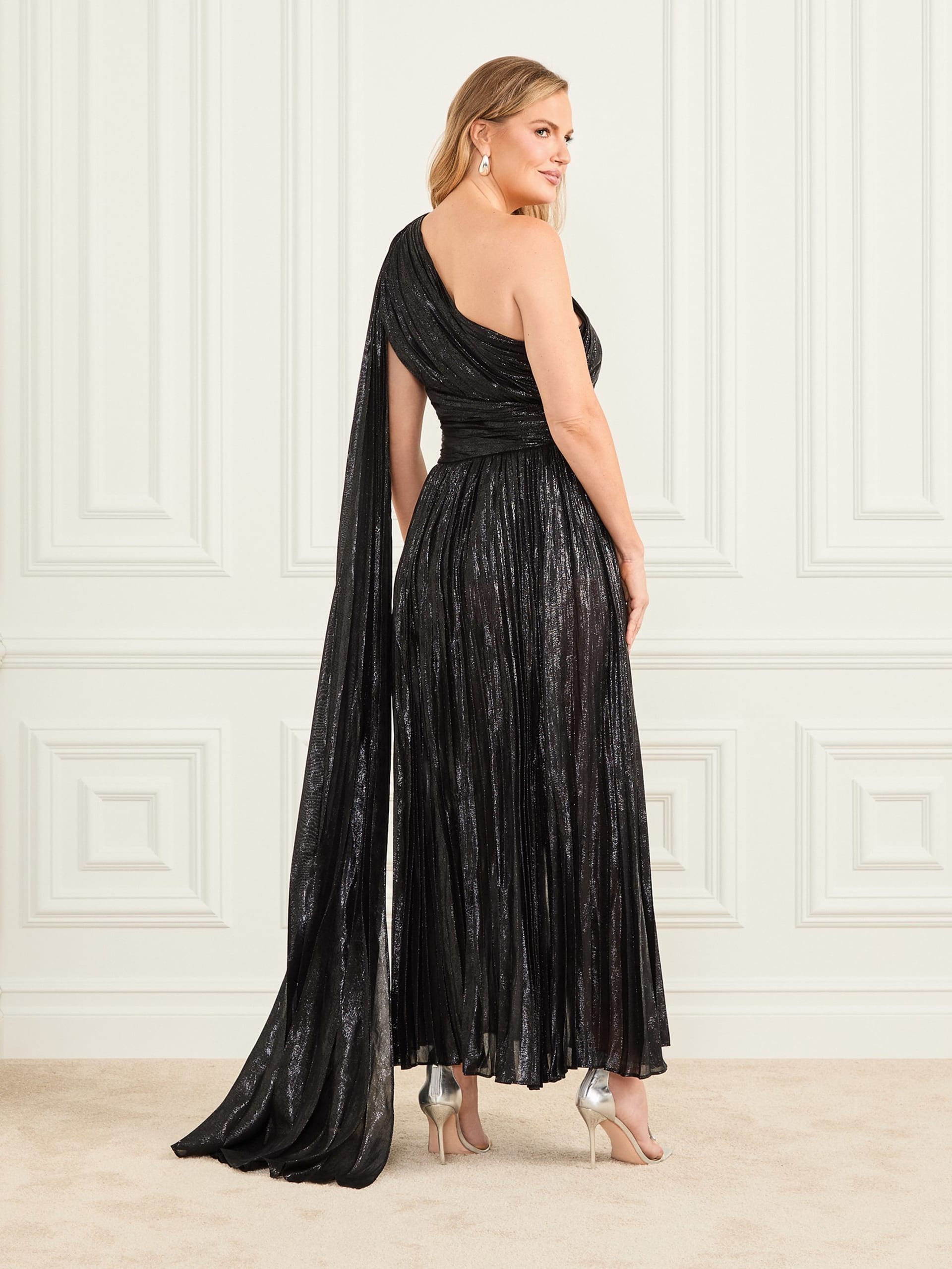 Vestido plissado Stephany