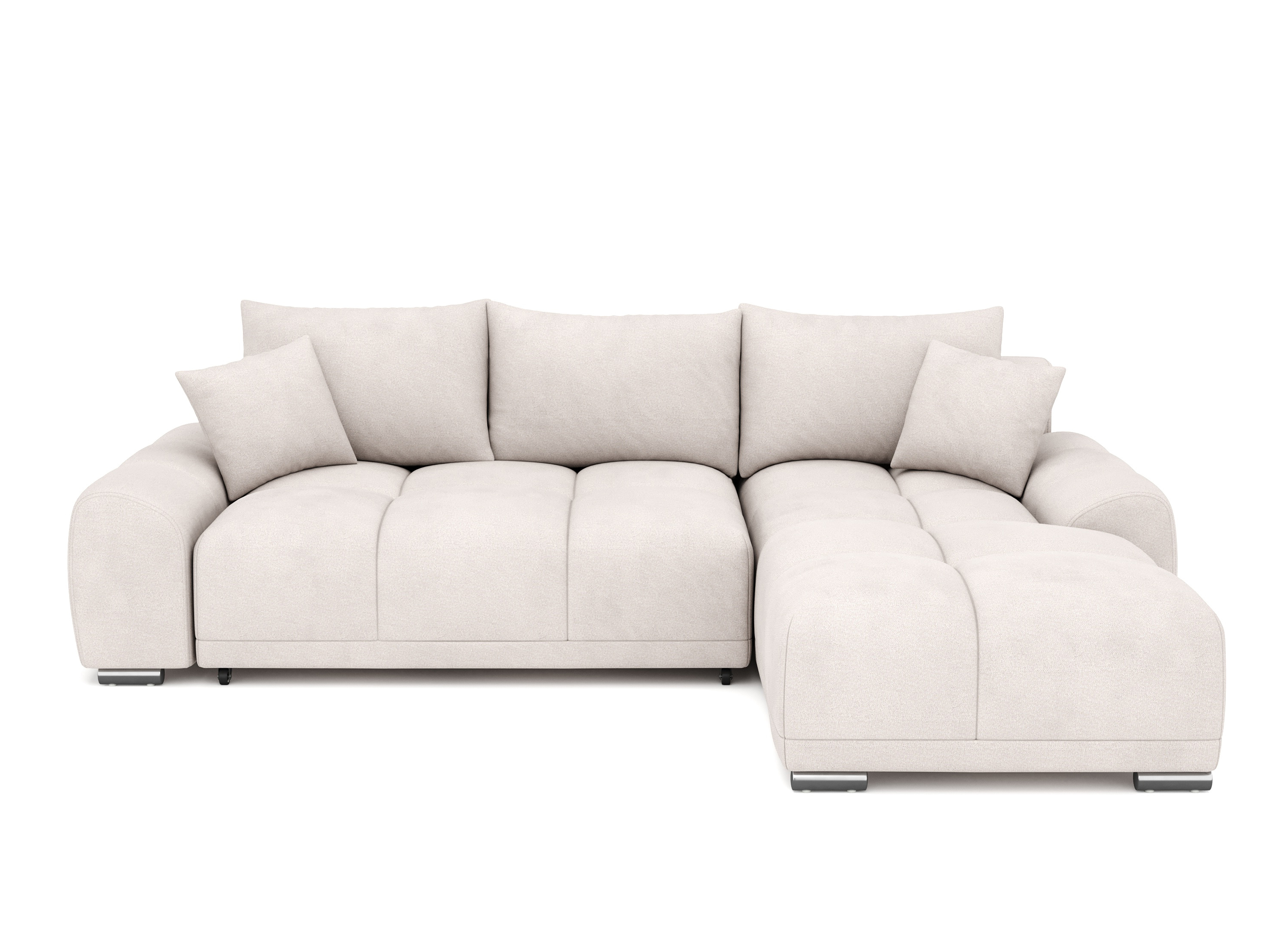 Ecksofa mit Schlaffunktion TRAVIS rechts beige