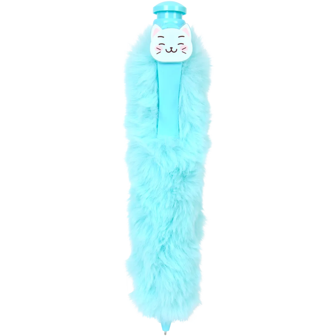 Fluffy balpen Diverse varianten | 27 cm