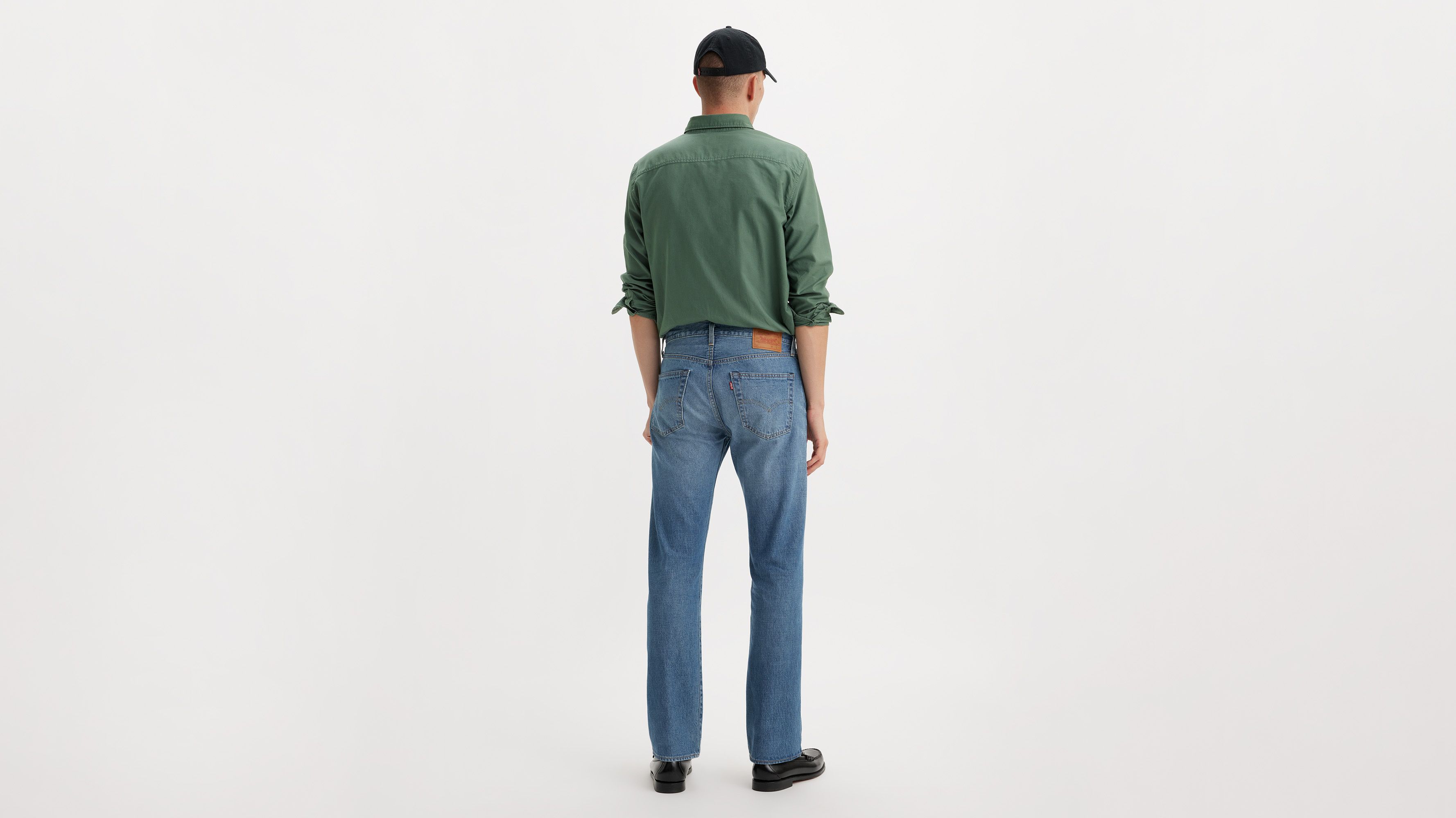 Levi's® jean 501® Original lisière selvedge - Glass Half Full Hemp Selvedge - Bleu