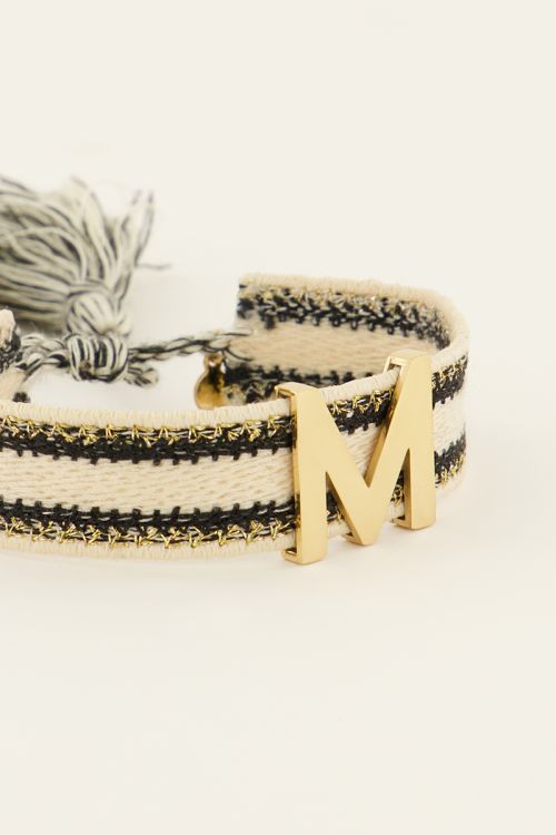 Initial voor bohemian armband