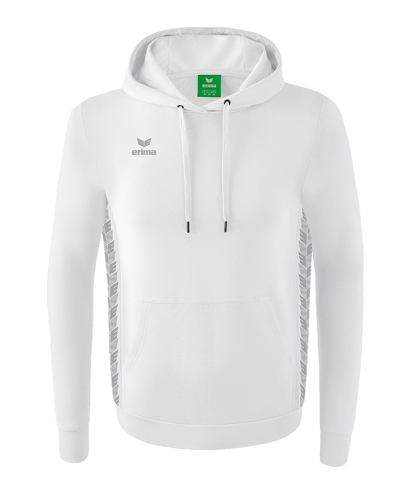 Erima Team Essential Hoody Kids Weiss Grau