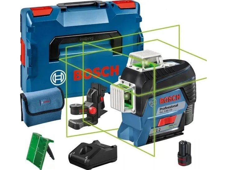 Bosch GLL 3-80 CG Professional - Krydslinjelaservaterpas