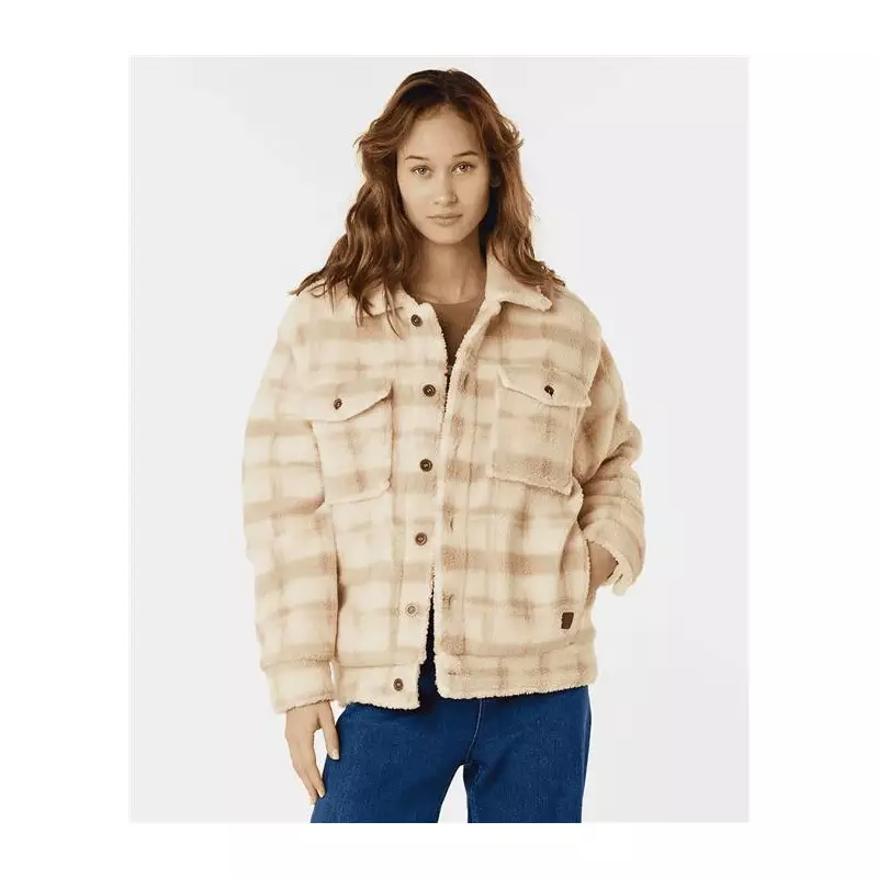 Veste femme RIPCURL Sunrise Session Sherpa Jacket Beige