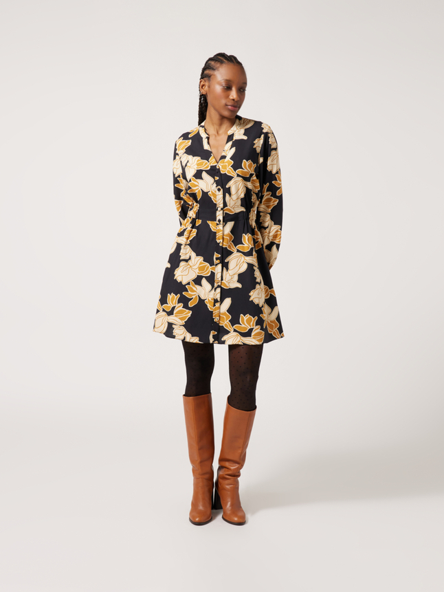 Robe chemise évasée