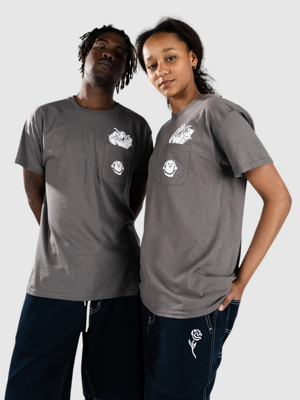 RIPNDIP Nermanciac T-Shirt charcoal