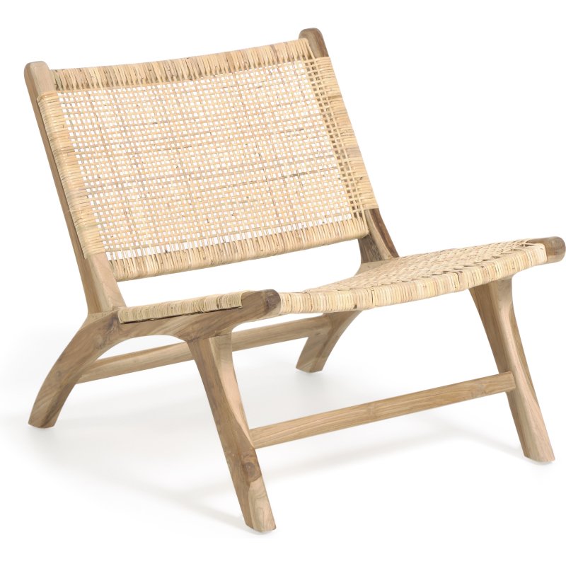 Fauteuil Beida bois massif de tek